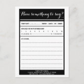 heb iets om commentaar te geven briefkaart (Voorkant)