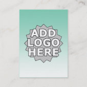 heb iets om commentaarkaartje met logo te zeggen visitekaartje (Achterkant)