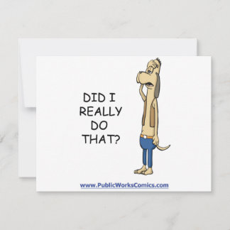 Heb ik dat echt gedaan?