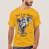 Heb ik dat gedaan? Grappig olifant T-shirt - Oeps! (Voorkant)