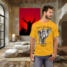 Heb ik dat gedaan? Grappig olifant T-shirt - Oeps!