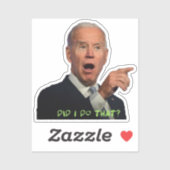 Heb ik dat gedaan? sticker (Vel)