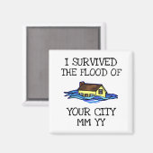 heb ik de overstroming overleefd magneet (Voorkant / Achterkant)