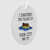heb ik de overstroming overleefd ornament (voorkant)
