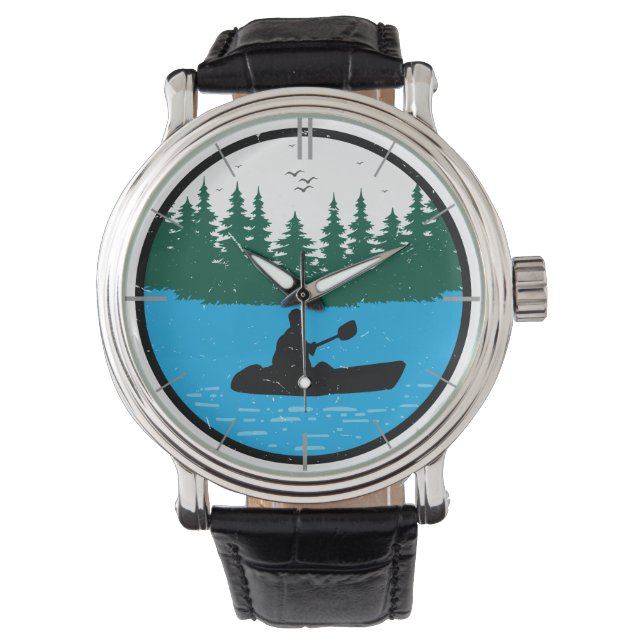  heb ik een goede peddelende kajakkajaker nodig horloge (Voorkant)