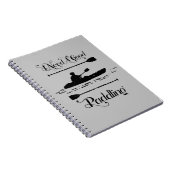  heb ik een goede peddelende kajakkajaker nodig notitieboek (Rechterzijde)