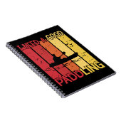  heb ik een goede peddelende kajakkajaker nodig notitieboek (Rechterzijde)