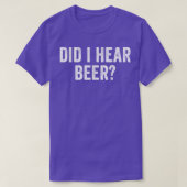 Heb ik gehoord dat Beer Funny T-Shirt Drink (Design voorkant)