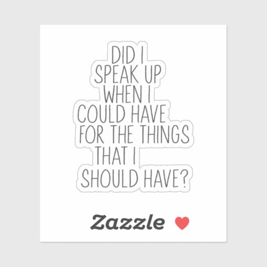 Heb ik gesproken? sticker (Vel)