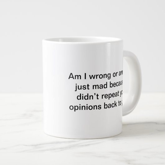 Heb ik het mis? grote koffiekop (Voorkant rechts)