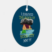  heb ik het storm overleefd metalen ornament (Voorkant Rechts)