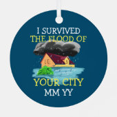  heb ik het storm overleefd metalen ornament (Achterkant)