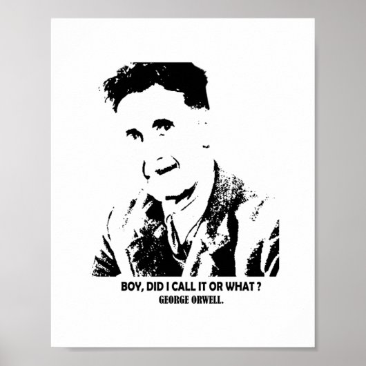 Heb ik het voor George Orwell gebeld? Poster (Voorkant)