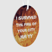 heb ik het vuur overleefd ornament (voorkant)