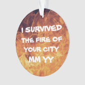 heb ik het vuur overleefd ornament (voorkant)