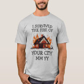 heb ik het vuur overleefd t-shirt (Voorkant)