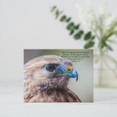 "Heb ik je niet besteld? Wees sterk en moedig Briefkaart (Staand voorkant)