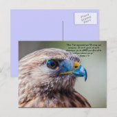 "Heb ik je niet besteld? Wees sterk en moedig Briefkaart (Voorkant / Achterkant)