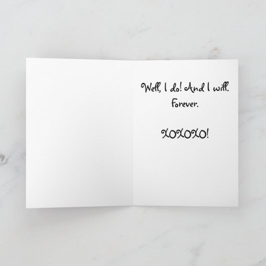 Heb ik je onlangs verteld dat ik van je papillon c kaart (Binnen)