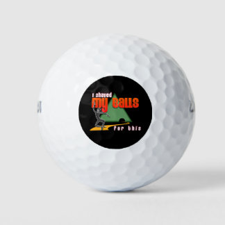 Heb ik mijn ballen hiervoor geschoren? Grappig, on