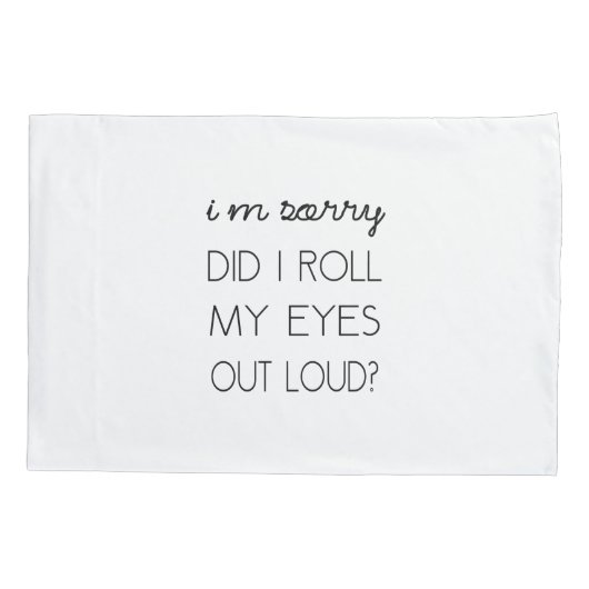 Heb ik mijn ogen luid uitgewalst? kussensloop (Achterkant)