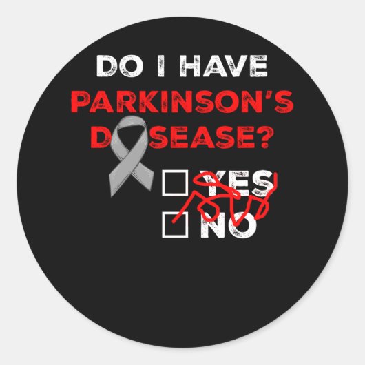 Heb ik Parkinsons Disease Awareness Warrior Sur? Ronde Sticker (Voorkant)