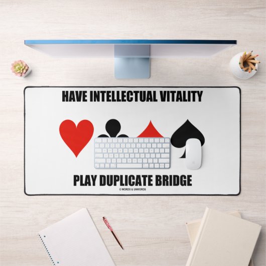 Heb intellectuele vitaliteit Speel Duplicate Bridg Bureaumat (Kantoor 1)
