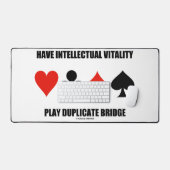 Heb intellectuele vitaliteit Speel Duplicate Bridg Bureaumat (Keyboard & Muis)