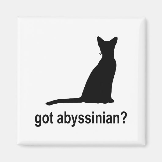 Heb je Abyssinien? Magneet (Voorkant)