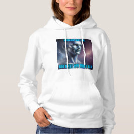 Heb je AI geprobeerd - Dames Witte Lange Mouwen Hoodie