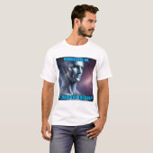 Heb je AI geprobeerd - Heren Wit T-Shirt (Voorkant volledig)