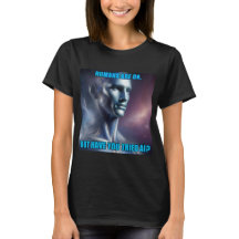 Heb je AI geprobeerd - Zwart T-shirt voor vrouwen