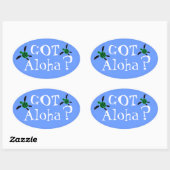 Heb je Aloha? Ovale Sticker (Vel)