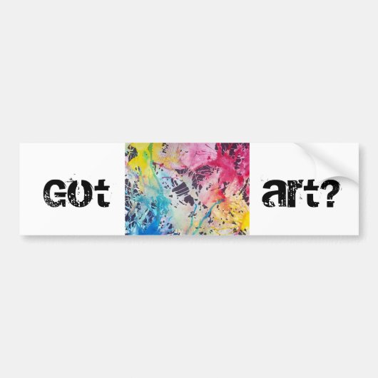 Heb je Art? Bumpersticker (Voorkant)