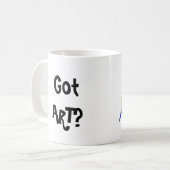 Heb je ART? Mok Paint Palette koffie (Voorkant links)