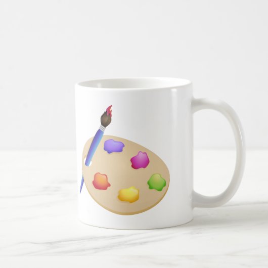 Heb je ART? Mok Paint Palette koffie (Rechts)