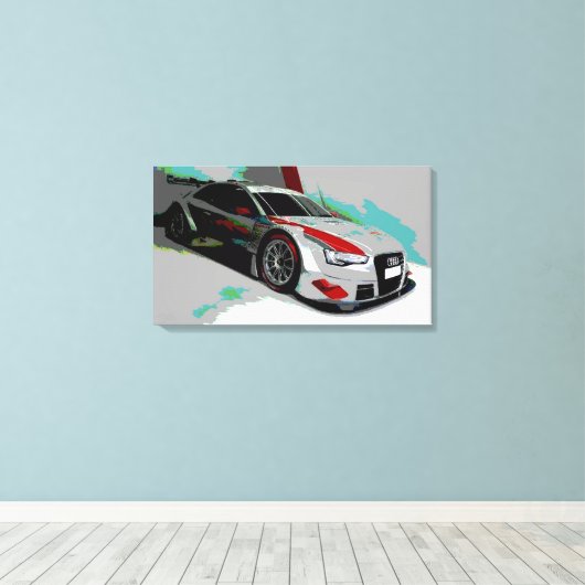 Heb je Audi? Canvas Afdruk (Insitu (Houten vloer))