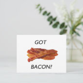 Heb je bacon? briefkaart (Staand voorkant)