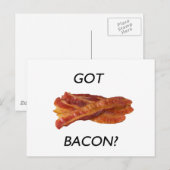 Heb je bacon? briefkaart (Voorkant / Achterkant)