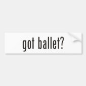 Heb je ballet? bumpersticker (Voorkant)