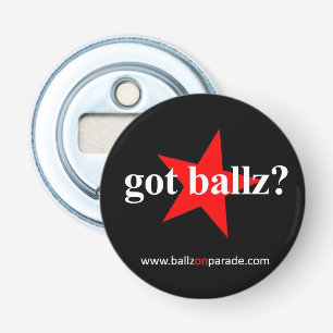 Heb je Ballz? Knoopflesopening Button Flesopener