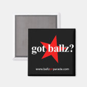 Heb je Ballz? Magnet (Voorkant / Achterkant)