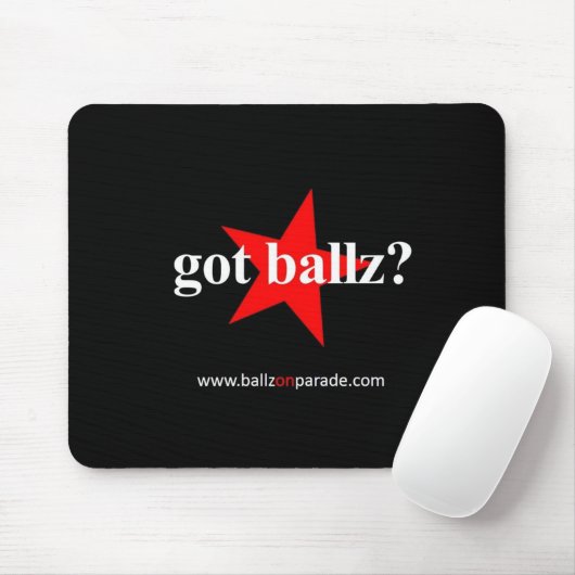 Heb je Ballz? Mousepad Muismat (Met muis)