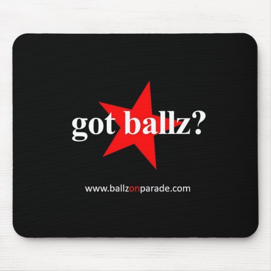 Heb je Ballz? Mousepad Muismat (Voorkant)