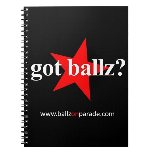 Heb je Ballz? Notitieboek (Voorkant)