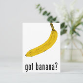 Heb je Banana? Briefkaart (Staand voorkant)