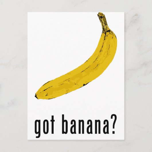 Heb je Banana? Briefkaart (Voorkant)