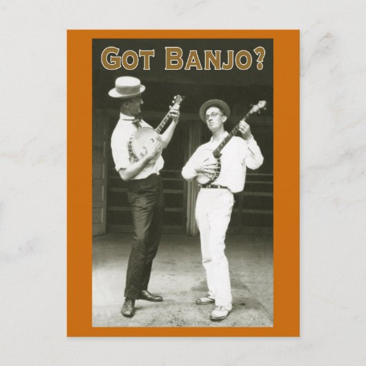 Heb je Banjo? Briefkaart (Voorkant)