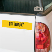 Heb je banjo? bumpersticker (Op Truck)