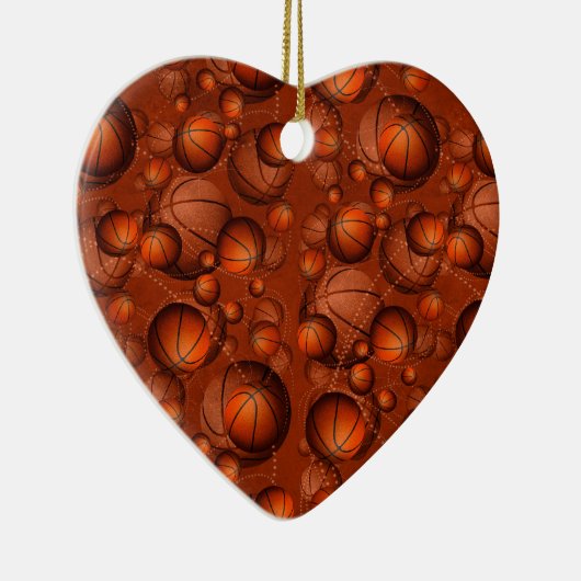 Heb je basketballen? keramisch ornament (Rechts)